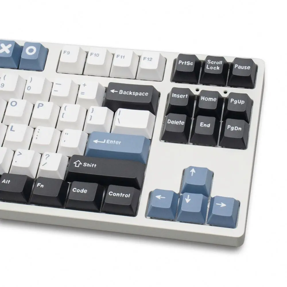 Aifei 171 Keys Arctic Circle Keycaps with Two-color Molding Cherry MX Profile for Mechanical Keyboard