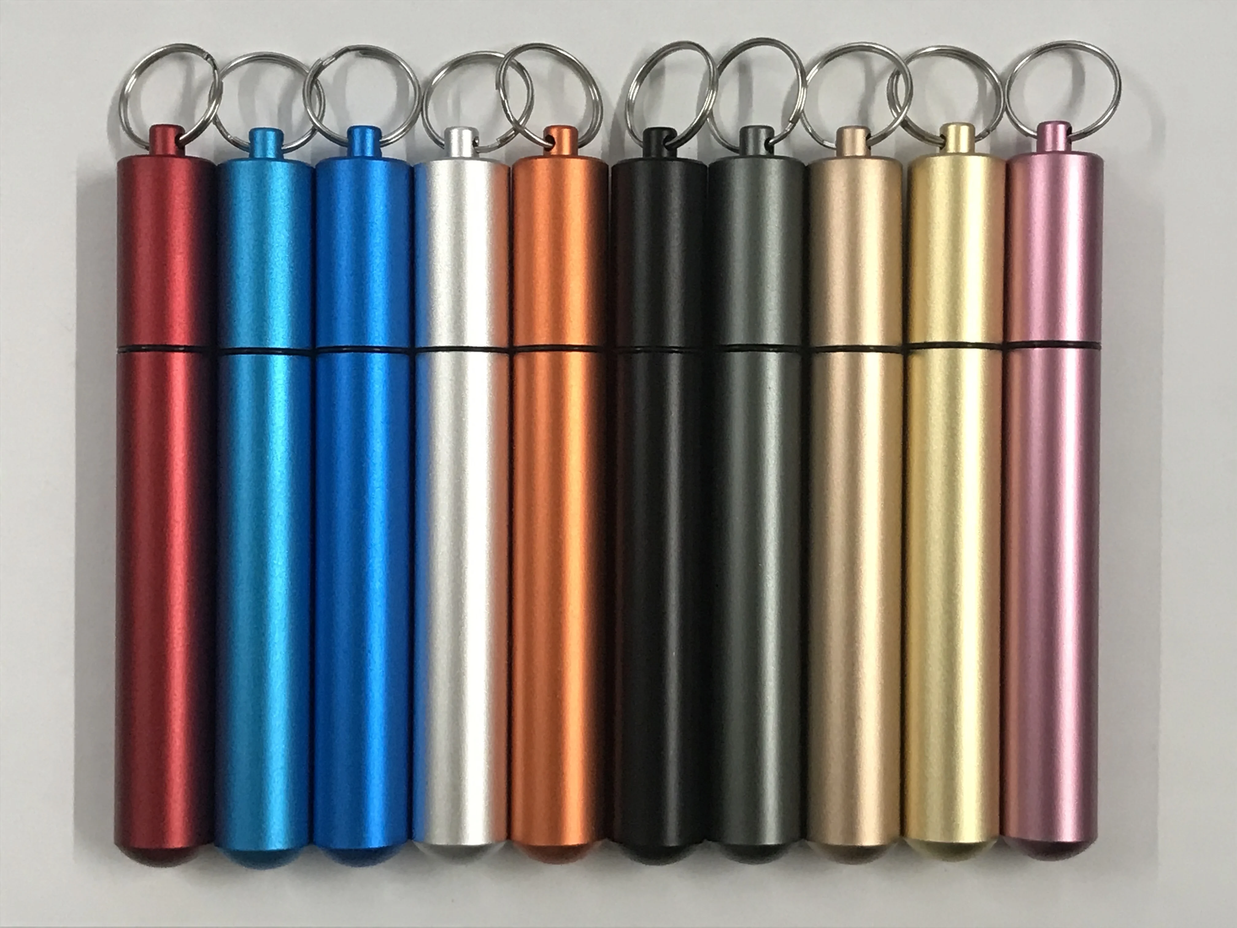 Складные многоразовые соломинки с корпусом, металлические складные соломинки из нержавеющей стали + 1 щетка для очистки (розовое золото)