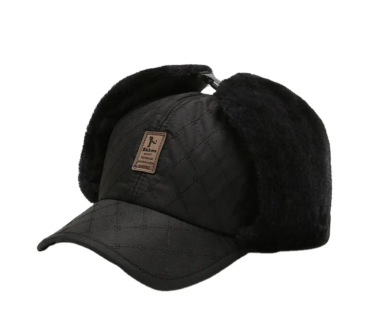 2022 New Black Winter Warm Hat Baseball Cap