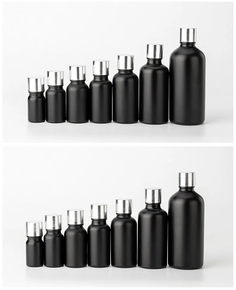 
wholesale frosted essential oil bottles 10 15 20 30 50 60 100 ml e liquid e juice glass dropper bottle 