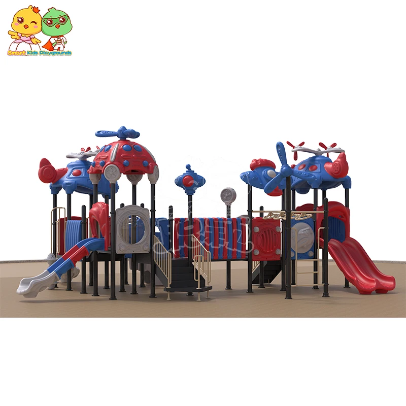 
Kindergarten kids Interesting features child slide outdoor playground equipment 