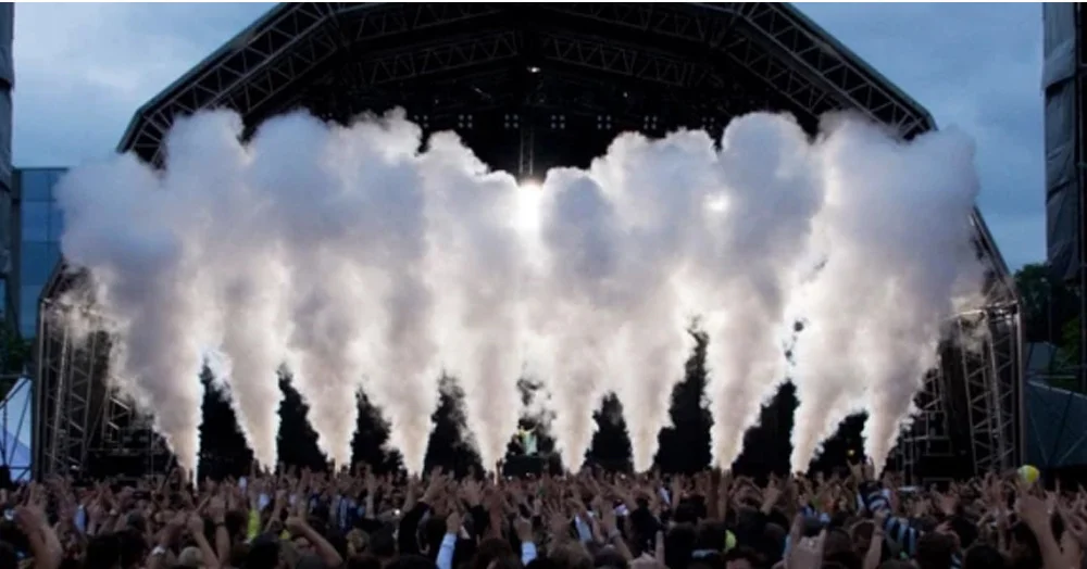 New 12X3W Rgb 3In1 Hand In Hand Carbon Dioxide Gas Column Fog Led Co2 Jet Machine