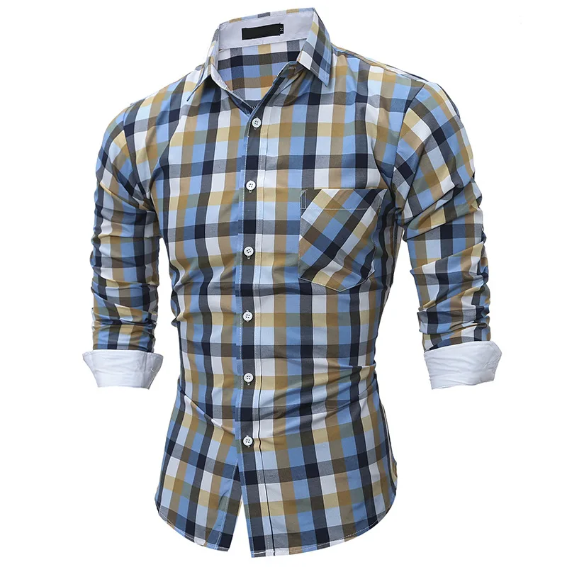 
Wholesale soft woven solid color long sleeve printed cotton oxford double colour shirt for men casual 