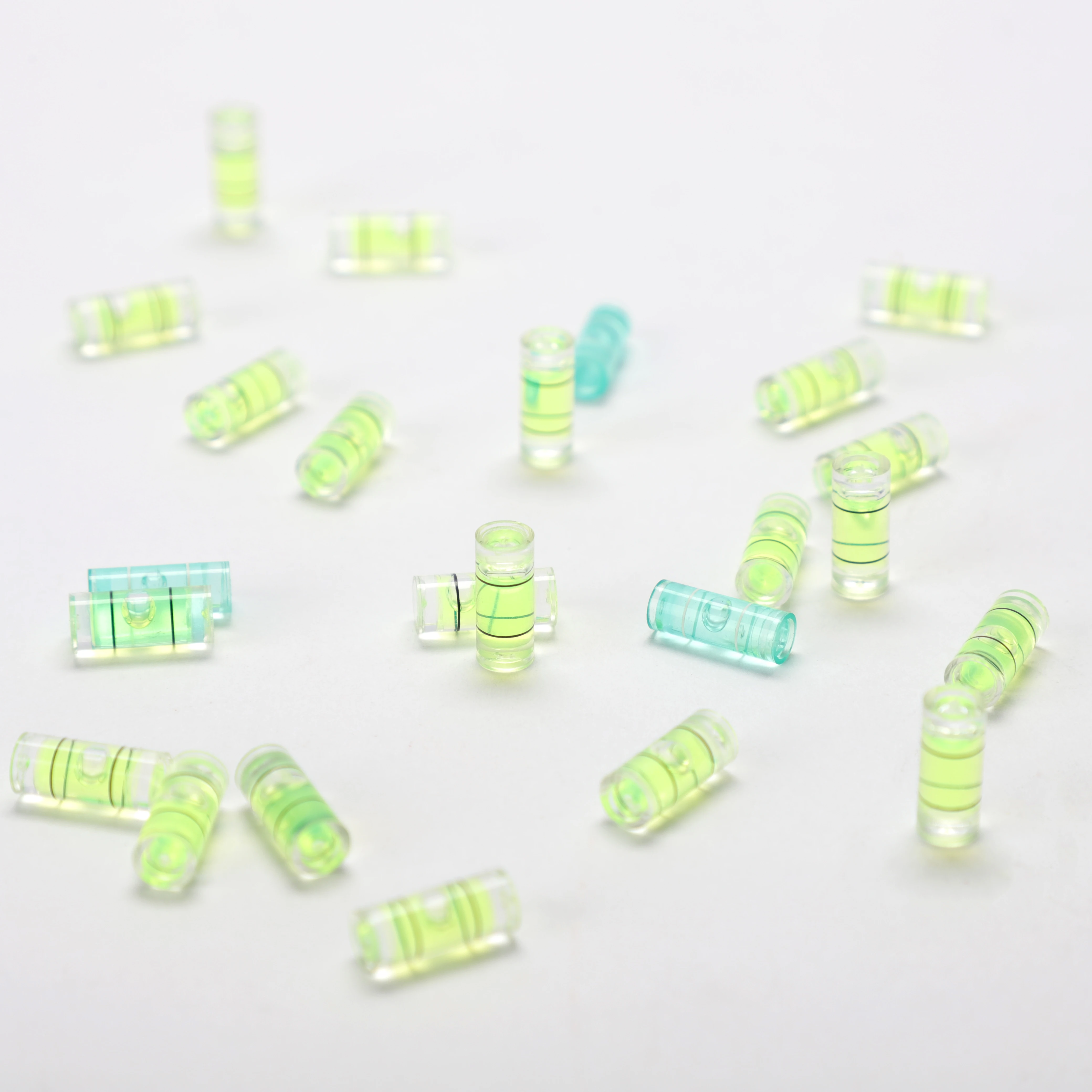 CJ-SL0512 Wholesale Plastic High Precision Liquid Spirit Level Vial Horizontal Bubble