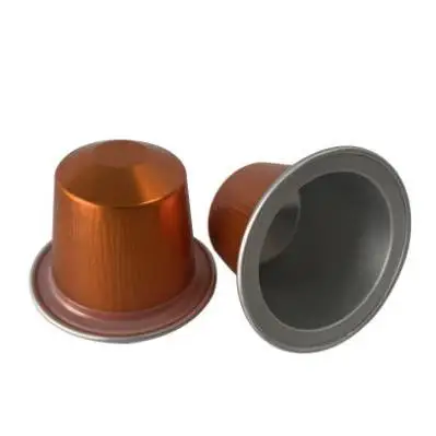 Food Grade Top-rated Disposable Colorful Empty  Aluminum Coffee Capsule With Lid empty coffee capsules