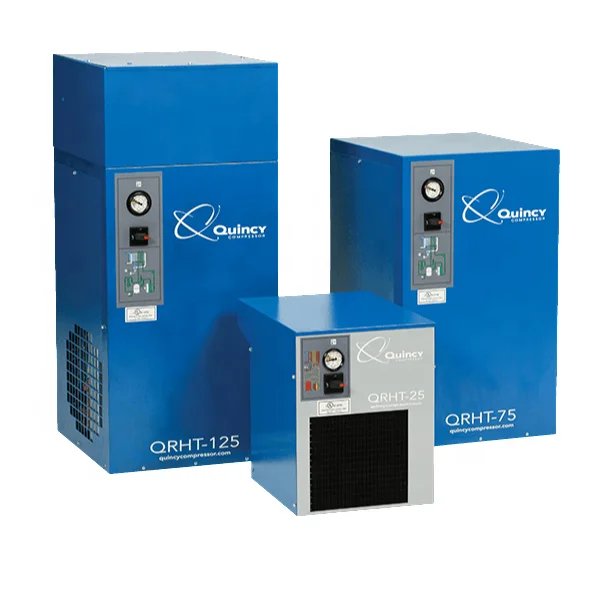 Высокотемпературные охлажденные воздушные сушилки Quincy QPNC QRHT Series без езды на