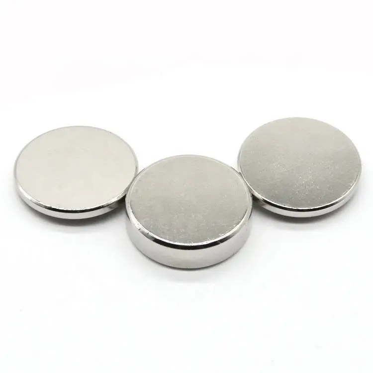 Factory Sales Reasonable Price 15mm x 3mm 18mm x 3mm N52 Neodymium Magnets Super Strong Round Neodymium Magnet 15mm 3mm