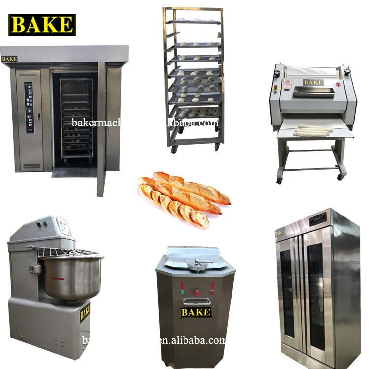 Bread production line baked baguette making machine bread maker