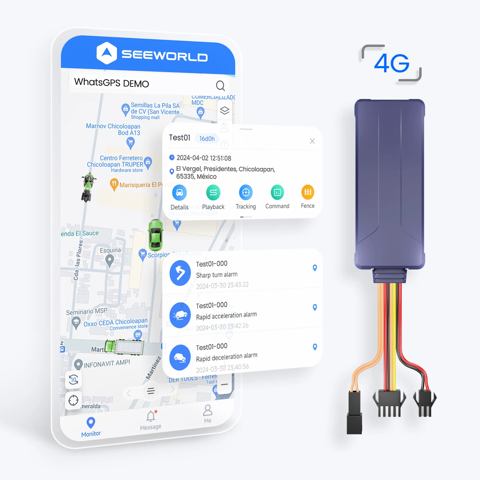 2024 Automotive GPS Rastreador De Vehiculo Navegador Para Auto With Intelligent Car System