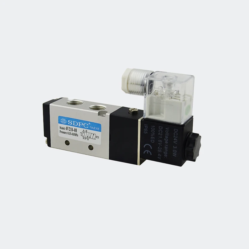 5 2 way solenoid valve 4v310/Airtac Solenoid Valve/Pneumatic Valve 4V310 4V210 Solenoid col