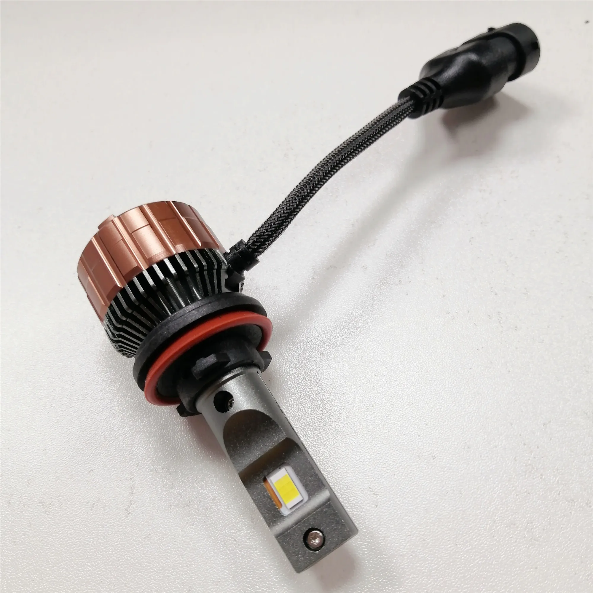 V6S DC 8-32V EMC 5700K 50W 8000LM H11 LED headlight kit H7 9005 9006 9012 H1 H4 H13 smart Lighting