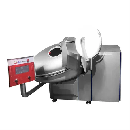 High Production Vacuum Bowl Cutter Stainless Steel Chicken Meat Cutting Machine For Food Factory