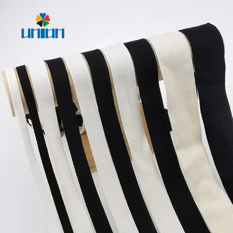 Wholesale  Customized Printed Eco-friendly 100%  Cotton Ribbon Twill ribbon