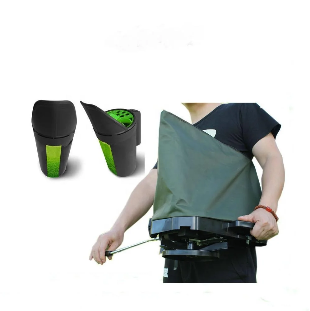 Сумка 16L для украшения сада, сеялка, ручной семян газон удобрений, простота в эксплуатации