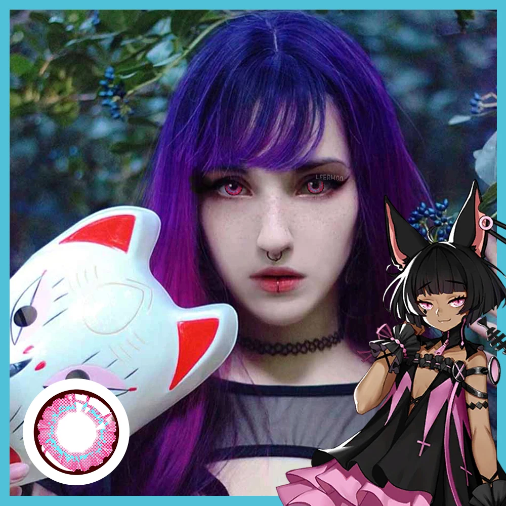 Best Selling POKE MON Wholesale Comfortable Cosplay Color Contact Lenses  Prescription From Plano to 800 Anime Lens Yearly Throw
