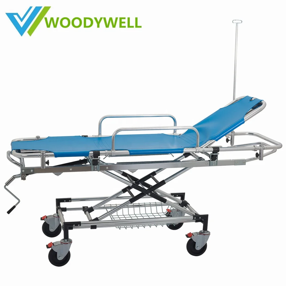 WS405 Aluminum Alloy Folding Emergency Ambulance Patient Stretcher