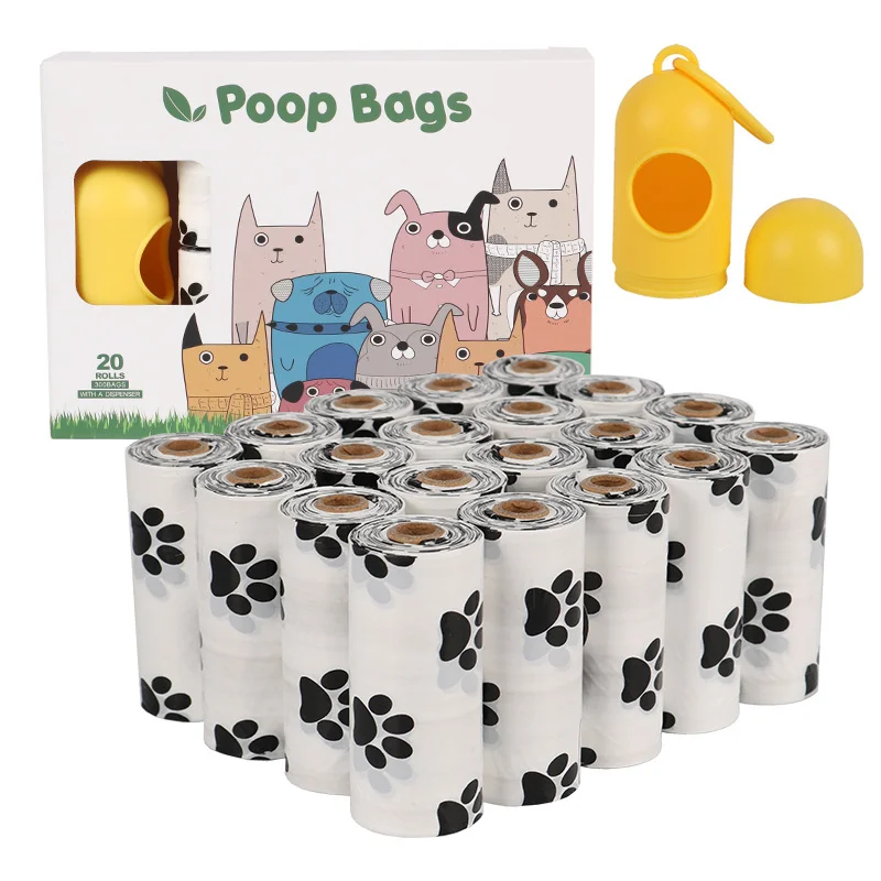 YURUI Factory Compost Home Recycled Custom Printed Eco-friendly Wholesale Custom Compostable Biodegradable Pet Dog Poop Bags