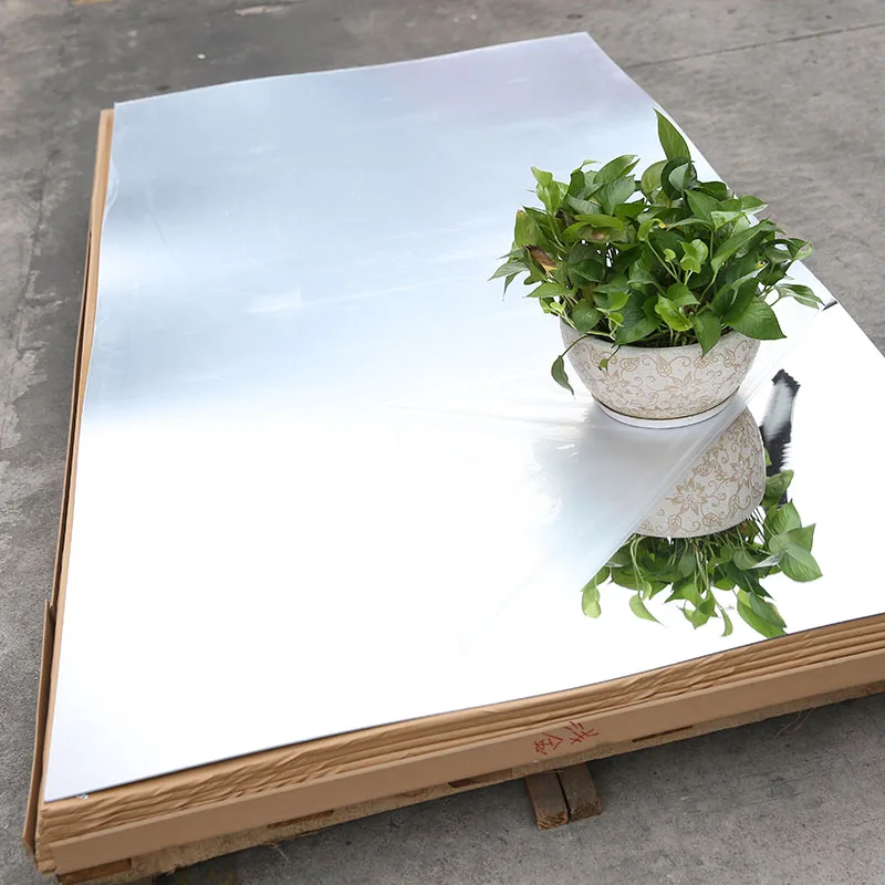 1-6mm Thick Wall Decoration Mirrored Acrylic Shatterproof Plastic Rose Gold Silver Hexagon Mirror Sheet 1220x2440mm