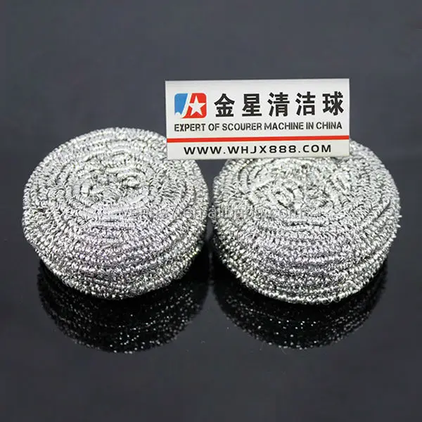 Manufacturer high quality kitchen cleaning stainless steel scourer sponge cleaning ball