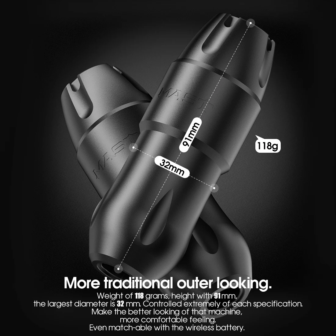 Dragonhawk Automatic Tattoo Machine Professionnel Mast Tour Pro Plus