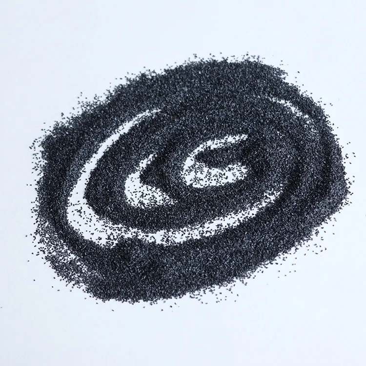 China sale 200/ 325 mesh black corundum sand fused aluminum oxide polishing powder