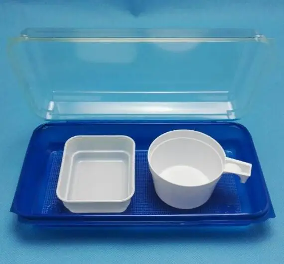 wholesale inflight lunch meal box atlas size PET PS aircraft catering service low price plastic food container storage box