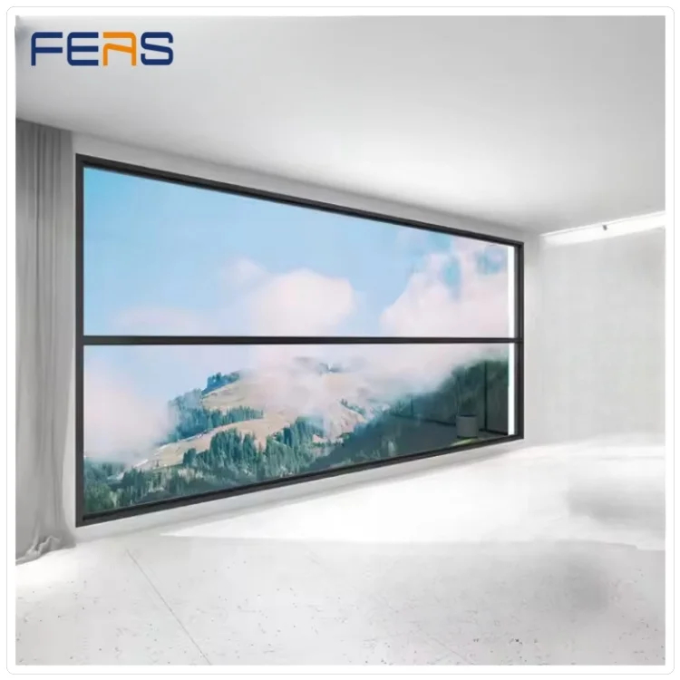 FERS Factory Direct Balcony Solar Sensor Lift Window Modern Design Intelligent Electric Lift Window