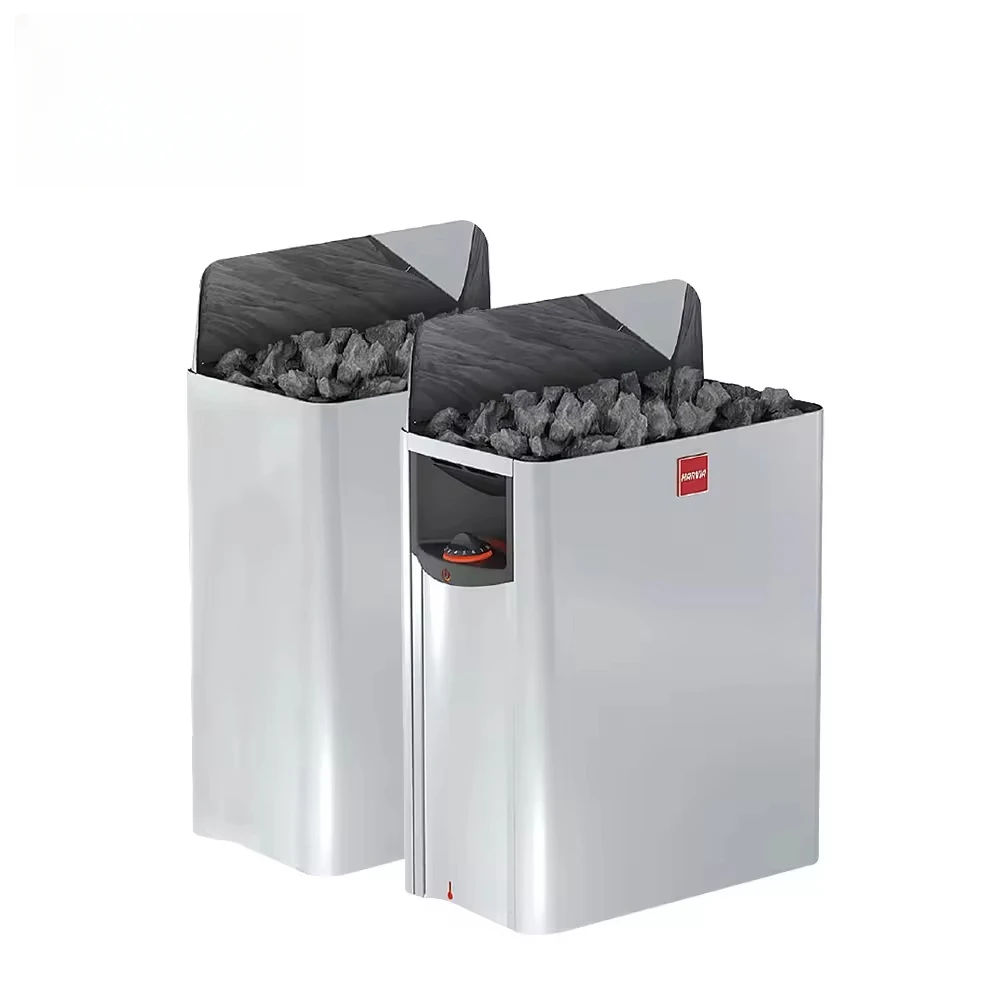 Harvia Stainless Steel Wall Mounted Dry Steam Sauna Heater Modern Design with Computer Control Panel for Hotels