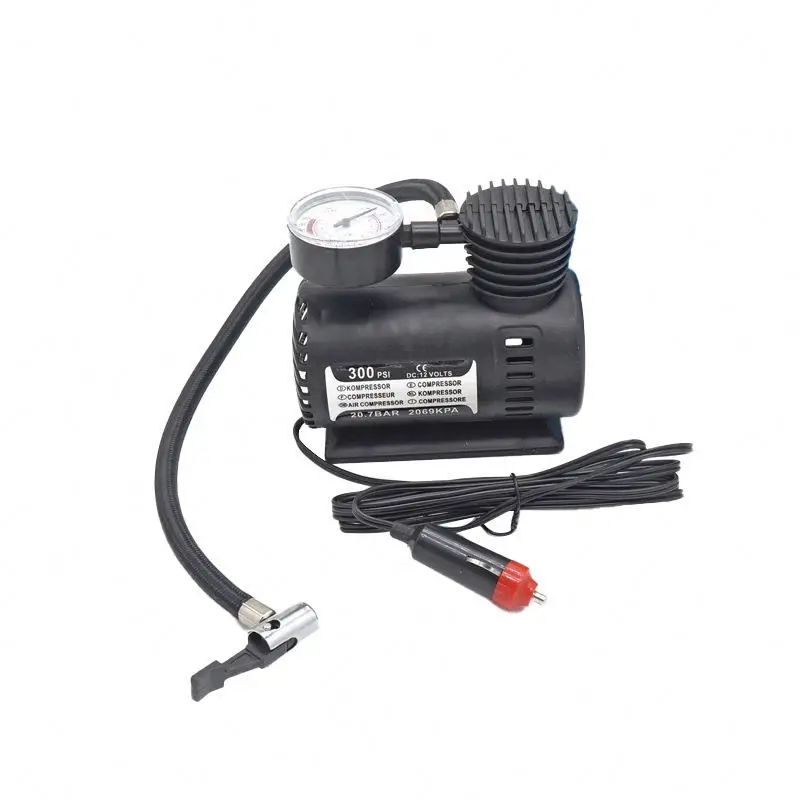 Portable Small Car and Bike Tire Air Pump 12V Car Inflator