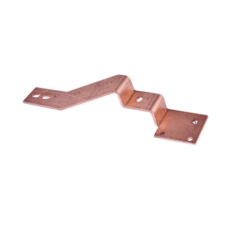 Custom copper battery contact leaf spring plate