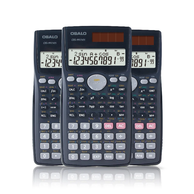 Хит продаж OS-991MS 401 функций калькулятор двойного питания научный поддержка логотипа индивидуальный студенческий математический