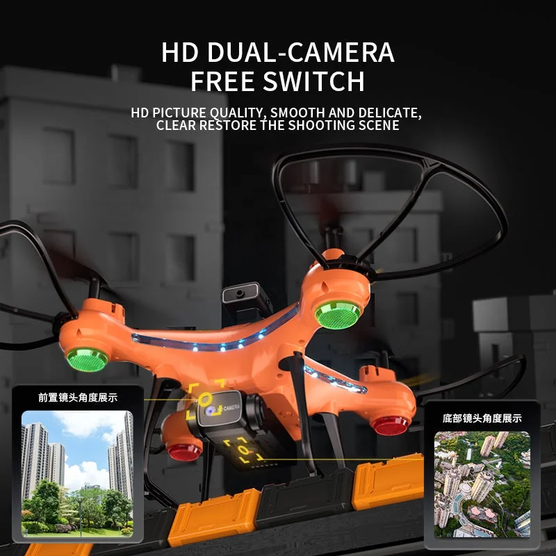 AiJH Rc Drone With 4k Camera Aircraft Fixed Professional FPV Obstacle Avoidance Aircraft Dual Rc Drone