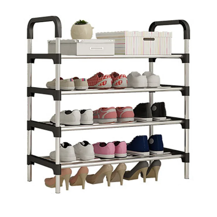 iron adjustable shoe organizer space saving shoe storage portable shoe rack for home (62358722607)