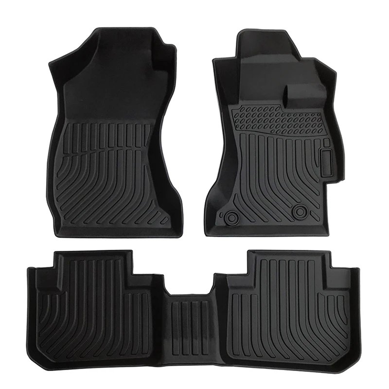 Easy to clean deep dish matting waterproof car floor mats right hand driver for Toyota prius 50/fortuner/innova