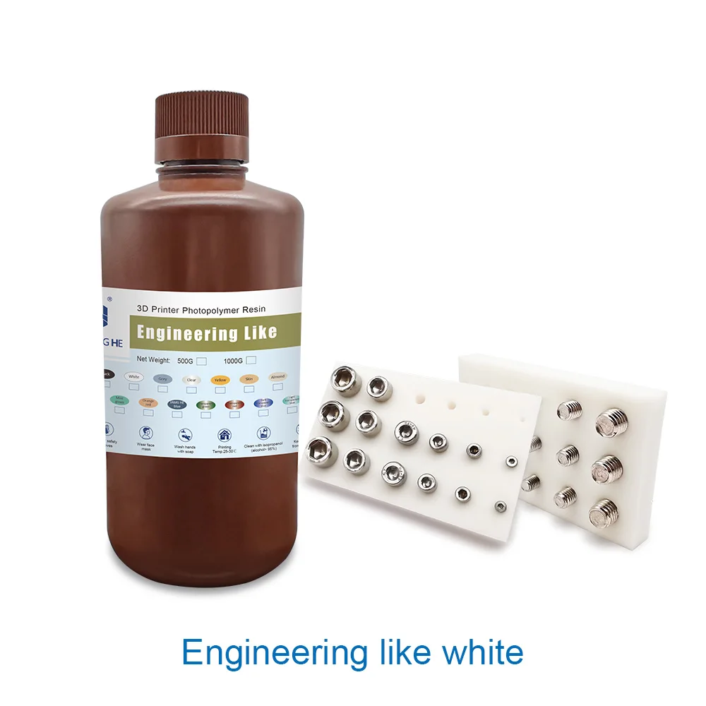 Jamghe ABS-like Resin Engineering-like Resin No Brittle Highly Rigid 3D LCD 2K 4K 6K 8K Printers 3D Printer Resin