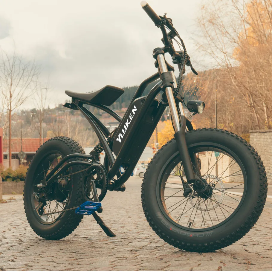 В наличии на складе в Европе Электрический горный велосипед стиле ретро с пневматической подвеской 500 Вт