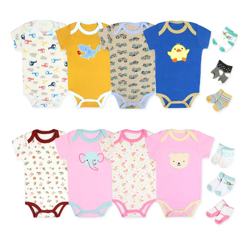 Crazy Sale Baby Clothes China Fashion Long Sleeve Baby Bodysuit 100% Organic Cotton Baby Bodysuit Set
