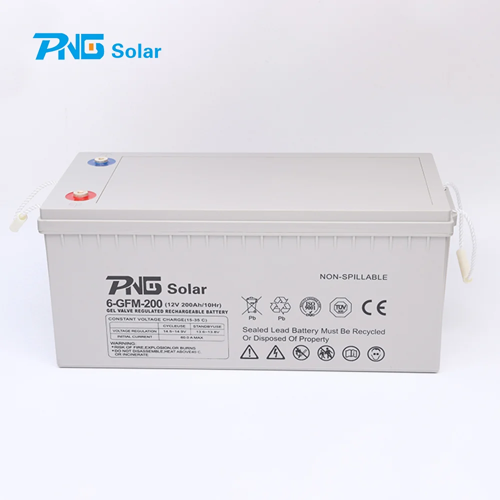 High Quality  GEL Battery 12V 200AH Solar Energy Panels Low Cost For Global market Hot Sale