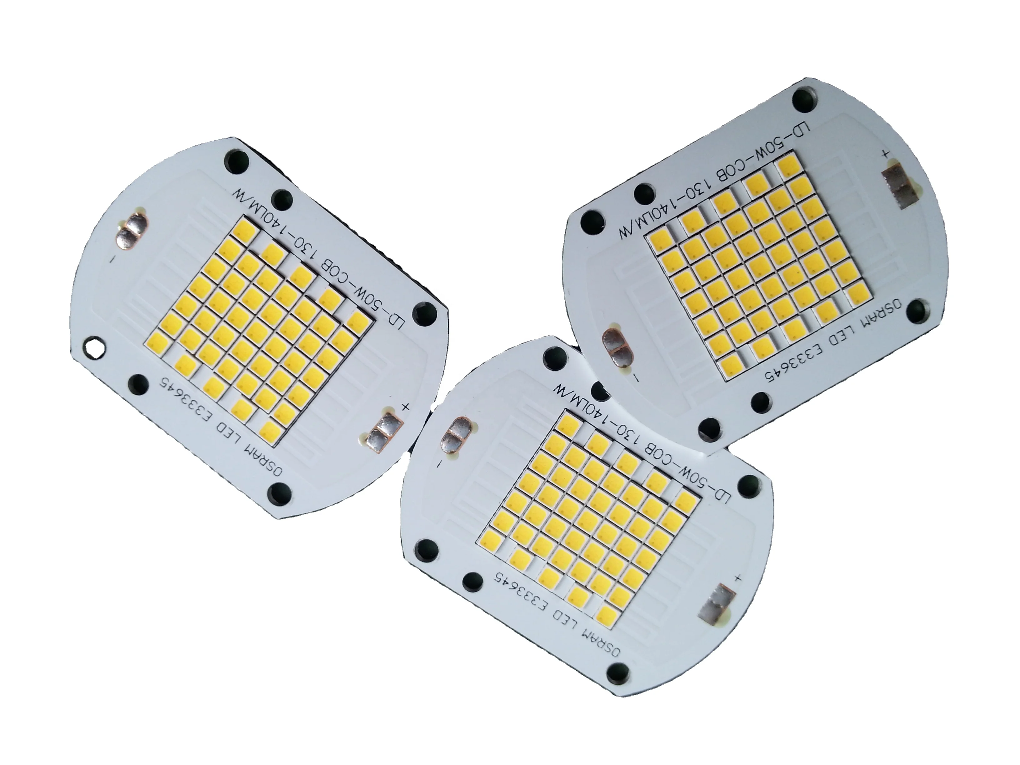 5 years warranty cob led chip 50w bridgelux epistar led module 80w 100w 150w 200w 90-150lm/w led smd