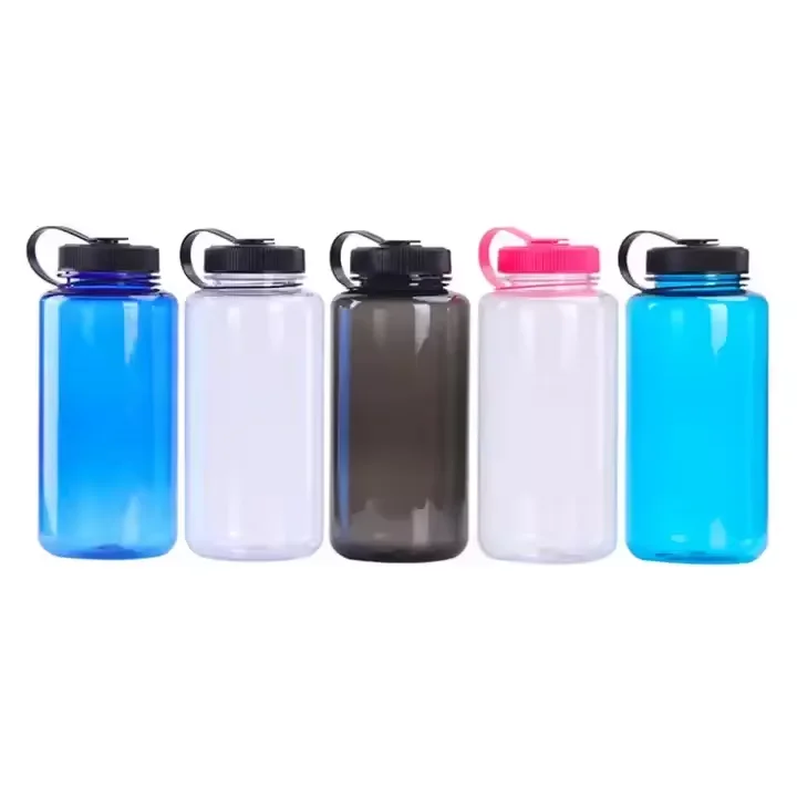 Eco friendly Drinking BPA Free 32oz Custom Nalgene Wide Mouth Tritan Plastic Water Bottle Sport Travel Bottle