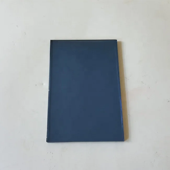 Синее светоотражающее строительное стекло от китайского производителя для