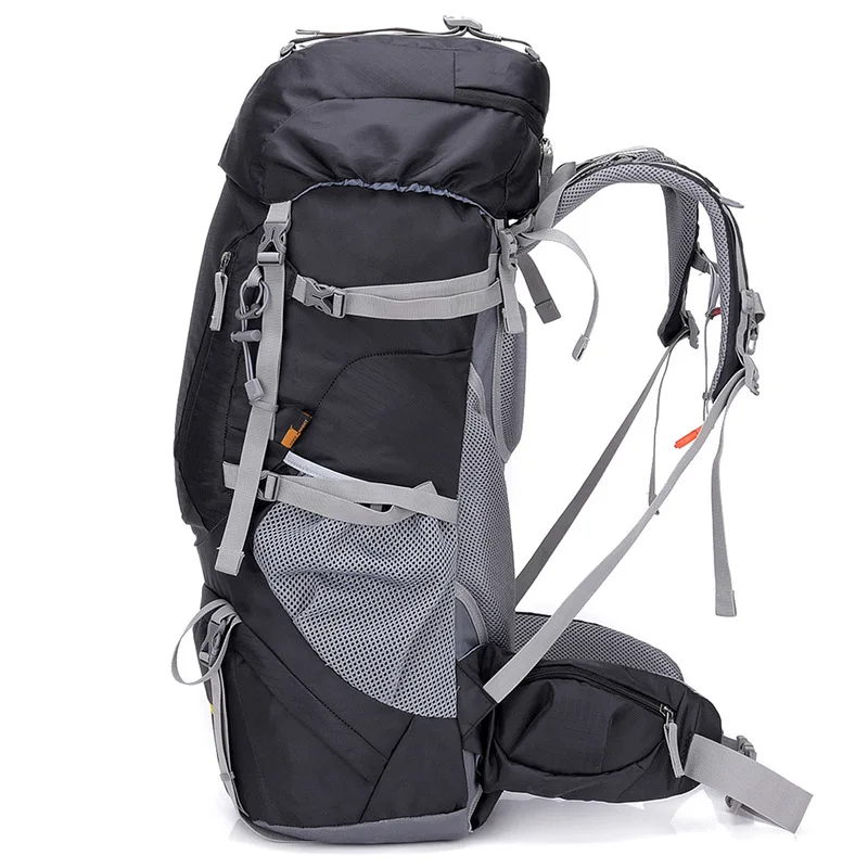 
Large Capacity Backpack Hiking Trekking Bag with Rain Cover for Climbing Travel and Mountaineering Backpack 