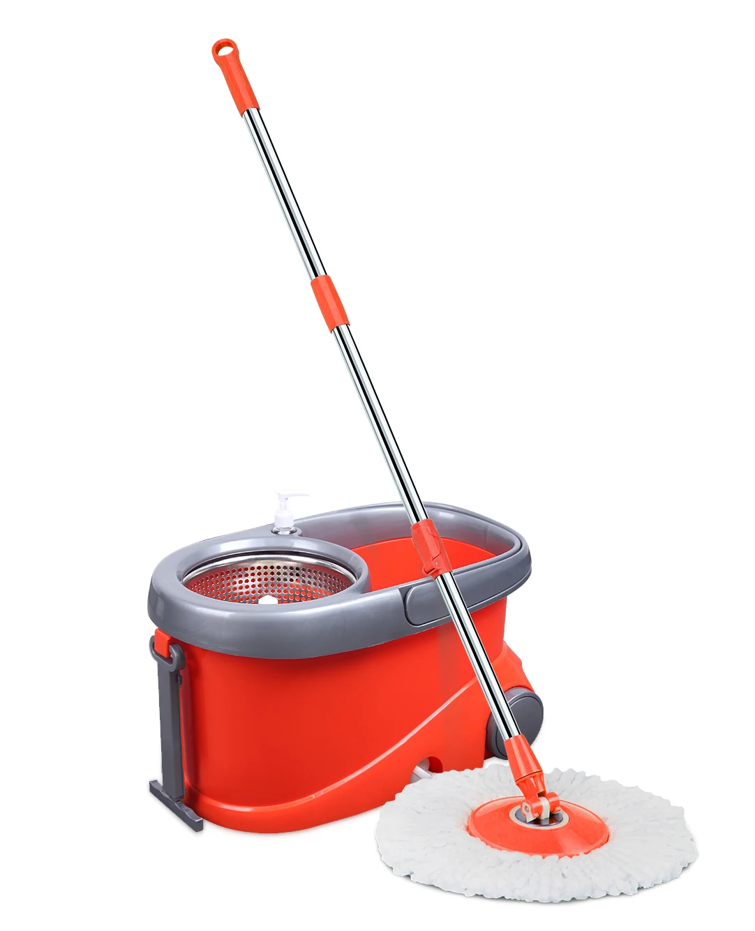 
Bekahos Household 360 Degree Walkable Style Spin Magic Mop Easy Clean Mop Bucket With Wheels 