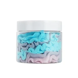 Wholesale Natural Colorful Fruity Scent Shower Gel Sugar Exfoliating Whipped Soap Skin Care Body Scrub No Label