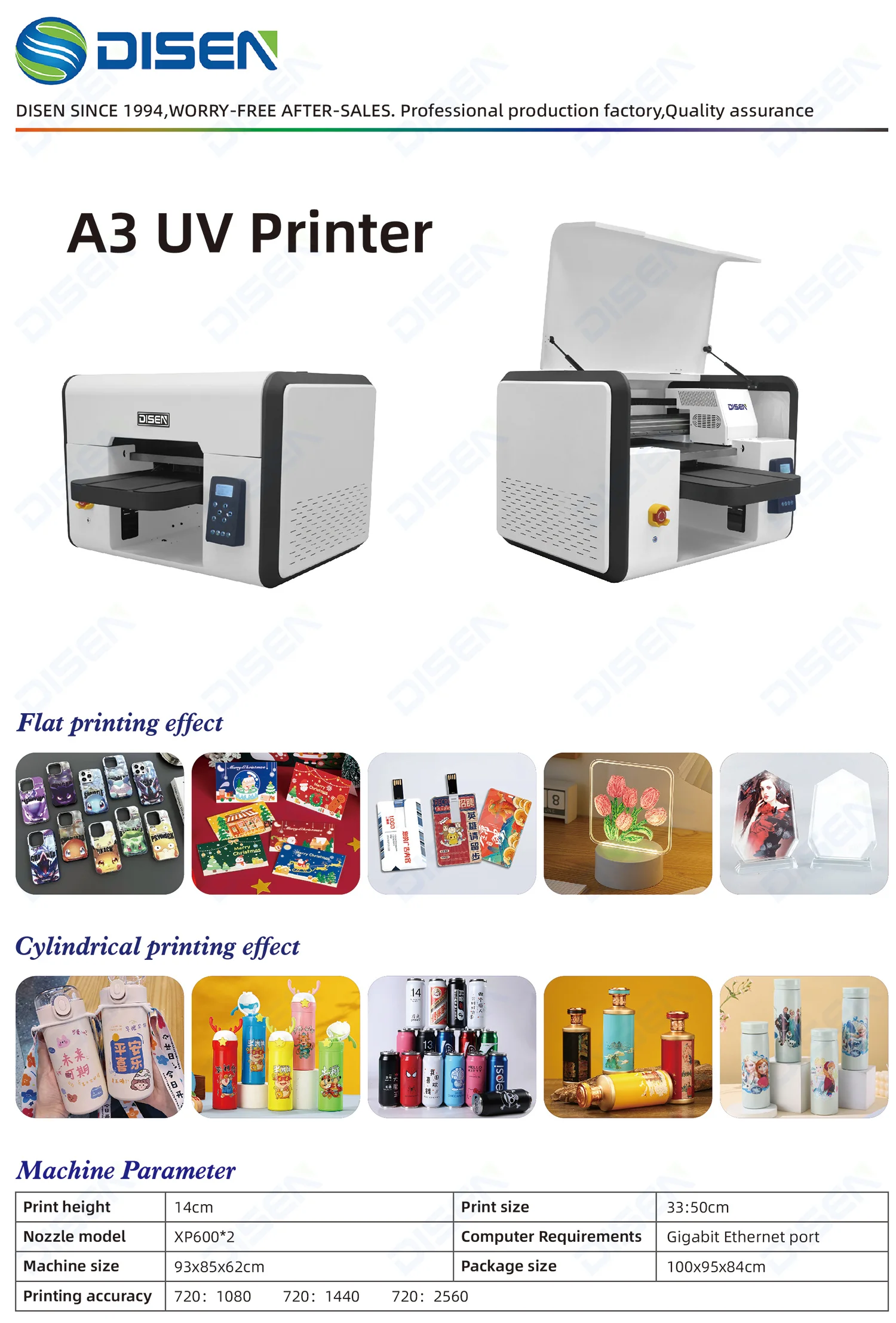 High Quality A3 / A4 Size UV Printer Inkjet Printing Hot Selling UV Flatbed Printer Digital UV Printing Machine Factory Price