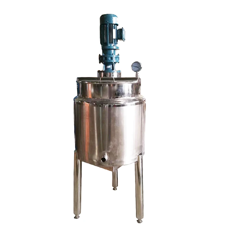 Industrial Stainless steel small chemical shampoo mixing tank power soap detergent agitator liquid mixer machine