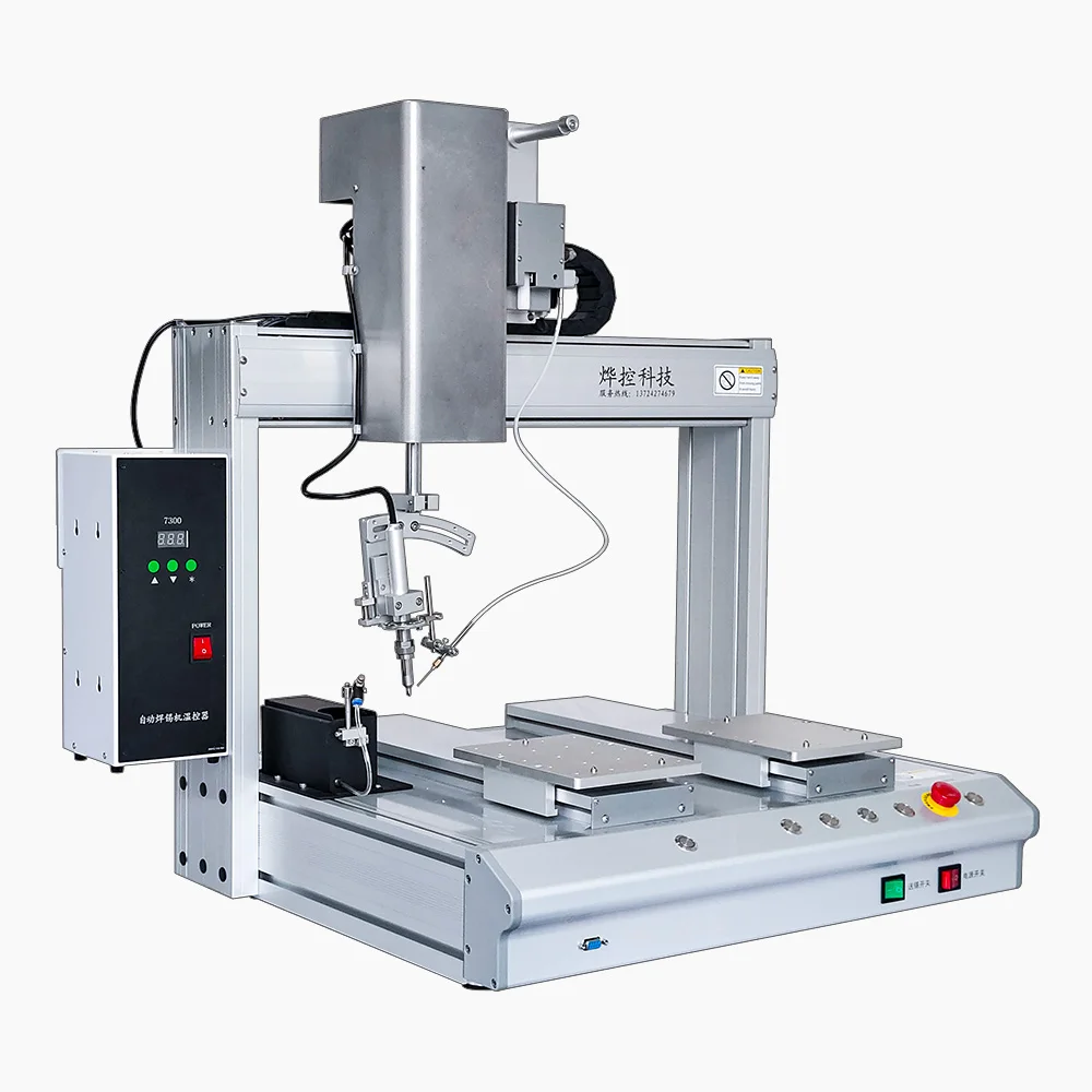 Other Machinery Desktop Automatic 4-axis Dual Workstation USB Welding Machine Welding Machine