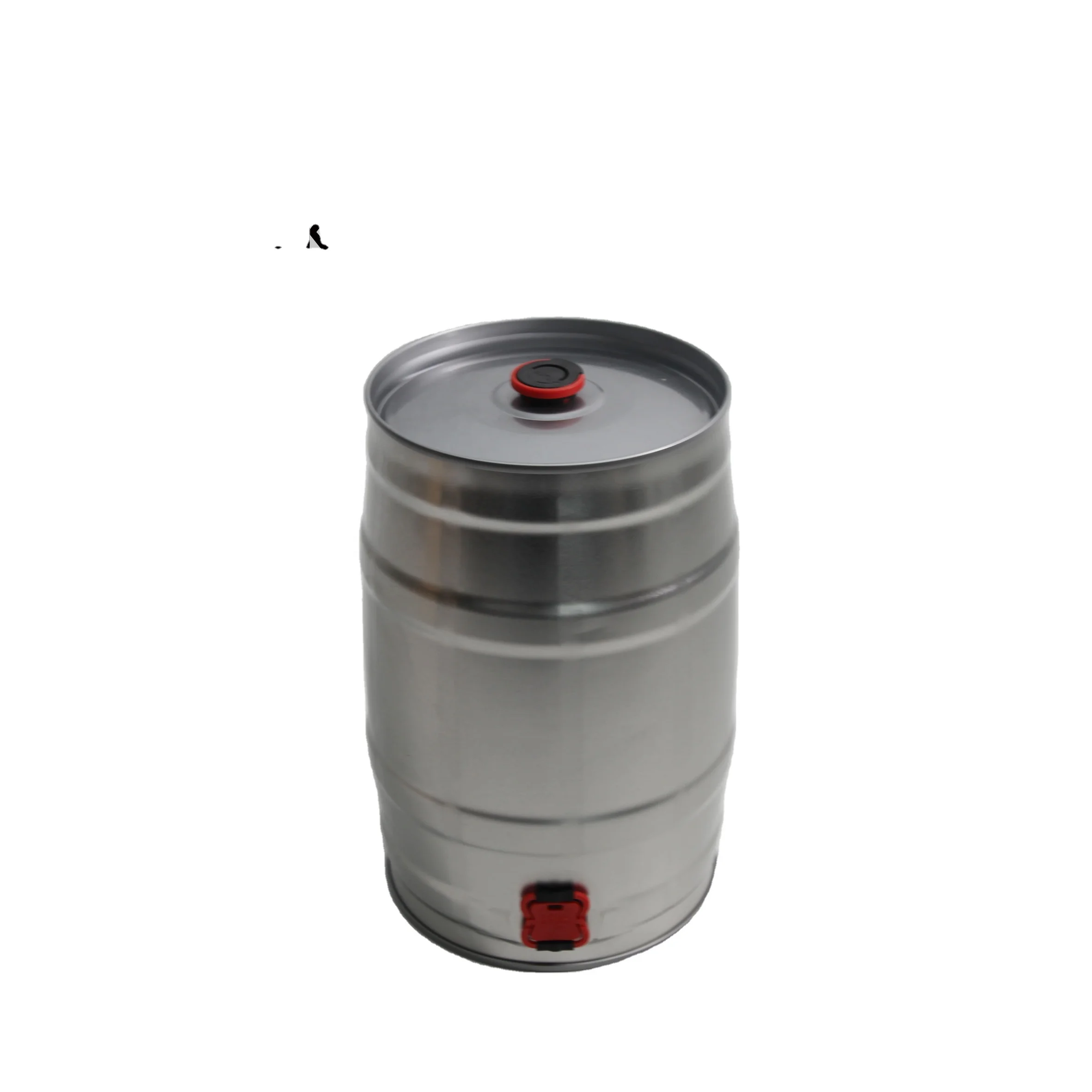 printed metal keg beer 5 liter with tap and closure