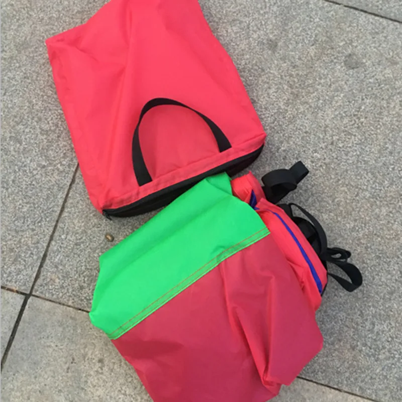 3.5M 16handles Parachutes Multi Handles Children Outdoor Kid Play Colorful Rainbow Parachute