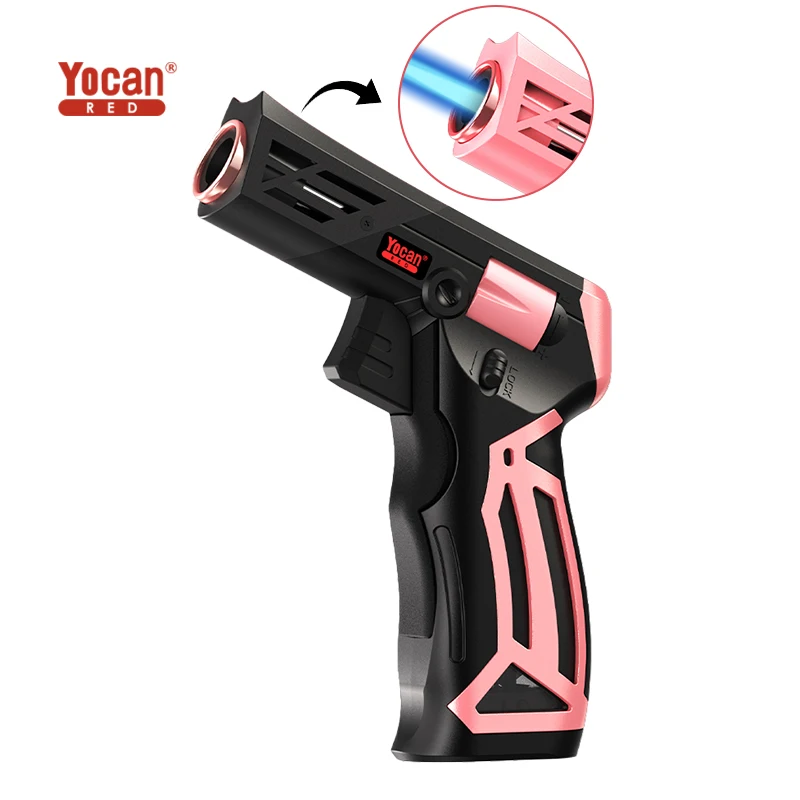 Premium Luxury Diablo Torch Lighter Ceramic Butane High Power Piezo Ignition Welding Torch Lighters
